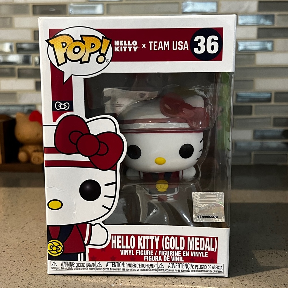 Hello Kitty POP Gold Medal figurine!